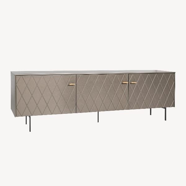 MUEBLE TV DIAMOND 3 PUERTAS, VISAGRAS DE FRENO 182*50.5*40 CM. LACADO PERLADO