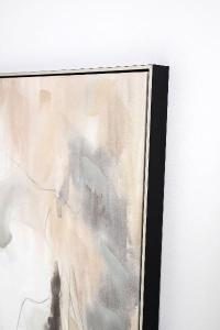 Set de 2 cuadros al óleo. Marco madera. 60*90 cm/ud.