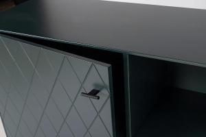 Consola Diamond 2 P lacado verde 121*80*40 cm