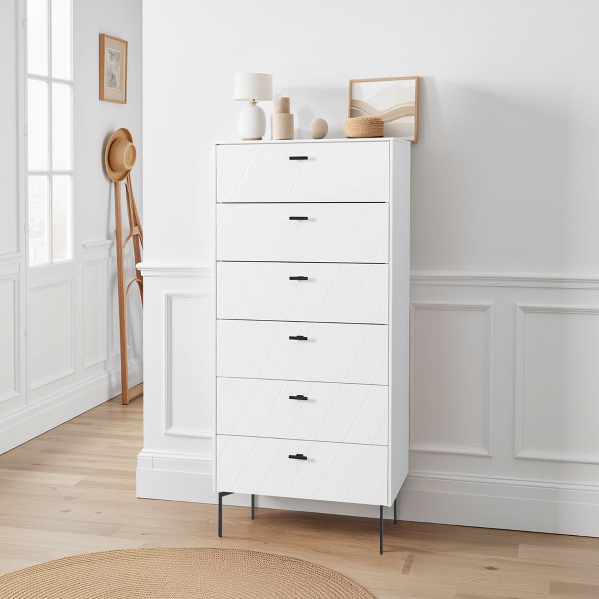 Sinfonier Diamond 6 C lacado blanco 62*110*42