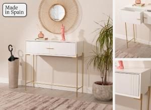 Consola Milán de 2 cajones 95 cm