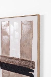 Set de 2 cuadros al óleo. Marco de madera. 60*90 cm/ud.