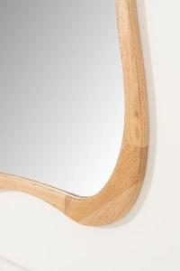 grande specchio 180*80 cm, cornice in legno di rovere