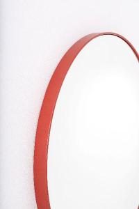 Espejo cirucla color rojo varias medidas