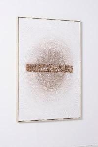 Set de 2 cuadros al óleo con marco de madera. 80*120 cm/ud.