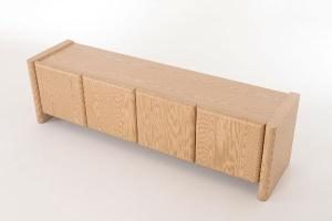 Mueble TV Gio chapa roble180*45*50 cm