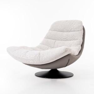 Fauteuil pivotant Arti 360º, revêtement gris