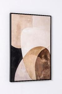 Set de 2 cuadros al óleo. Marco de madera. 60*90 cm/ud.