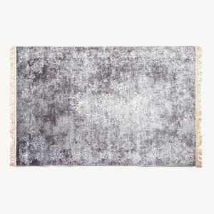 Alfombra blanca y plata 160*230 cm