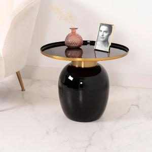 Mesa auxliar metal 50*50*42 cm