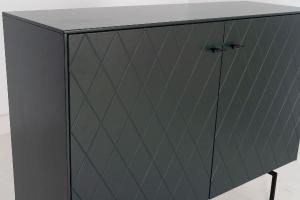 Consola Diamond 2 P lacado verde 121*80*40 cm