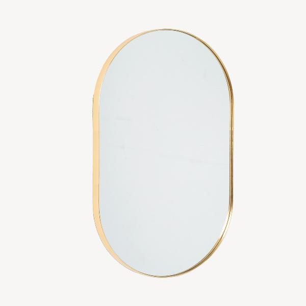 ESPEJO RESINA OVALADO DORADO 150*80 CM (SE PUEDE COLGAR HORIZONTAL/VERTICAL)