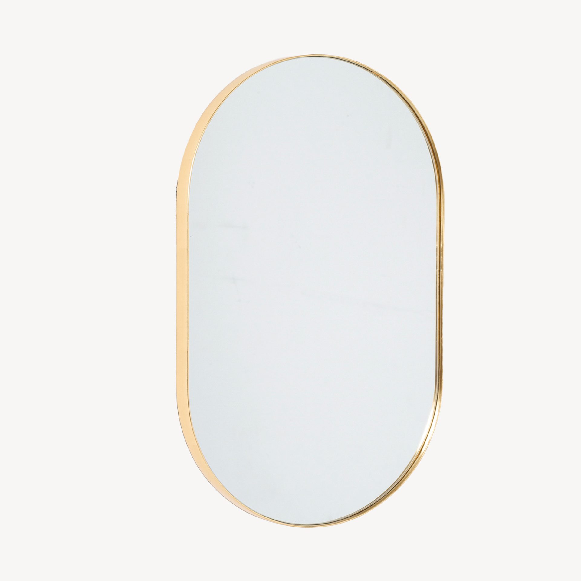 Espejo resina ovalado dorado 150*80 cm