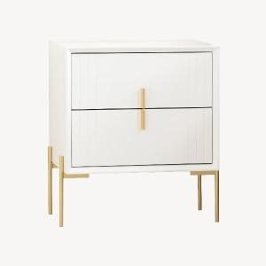 Mesita Milán lacada hueco + cajon