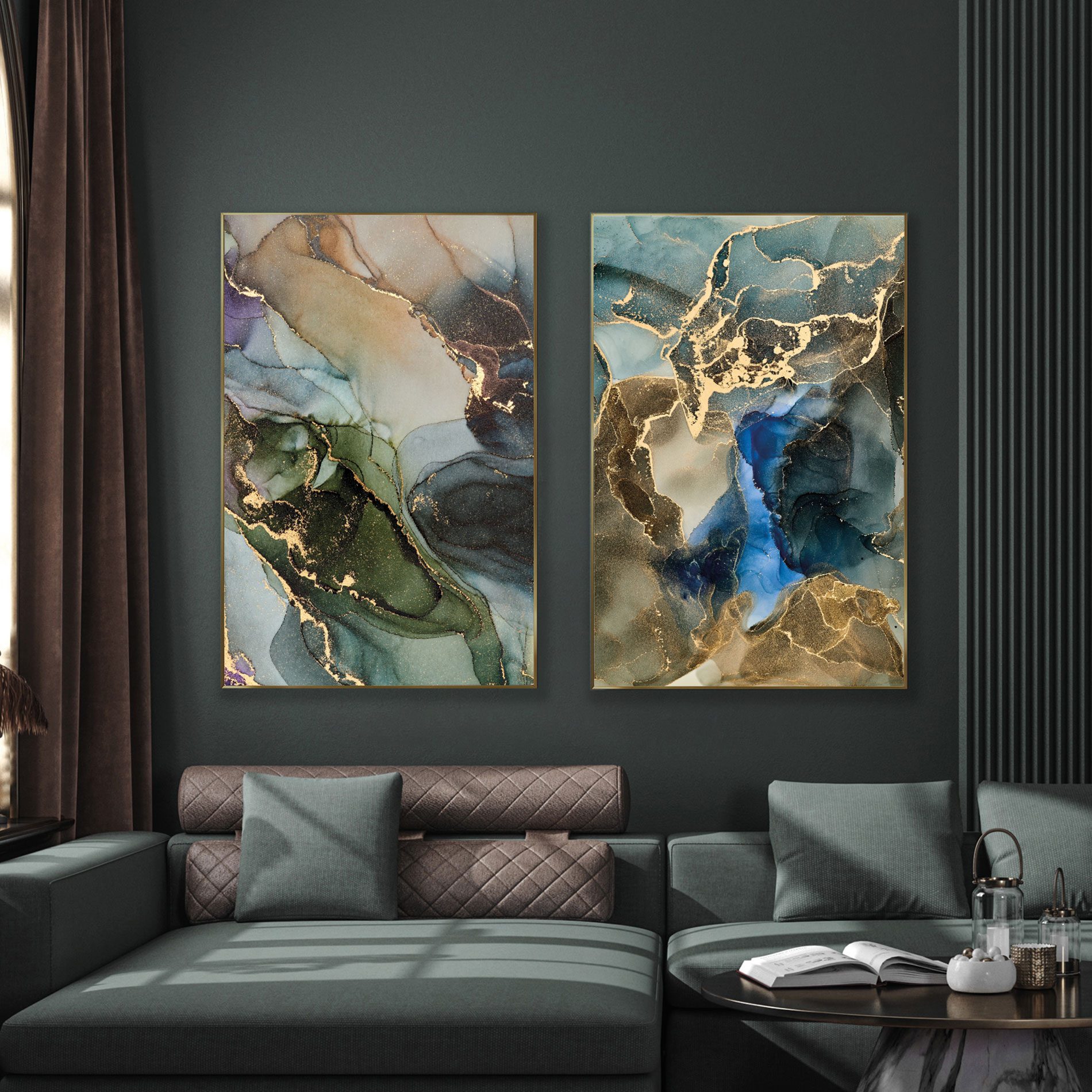 Quadro in vetro con cornice 120*80 cm