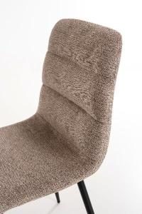 Silla Emma, tapizado camel. 90*44*55 cm