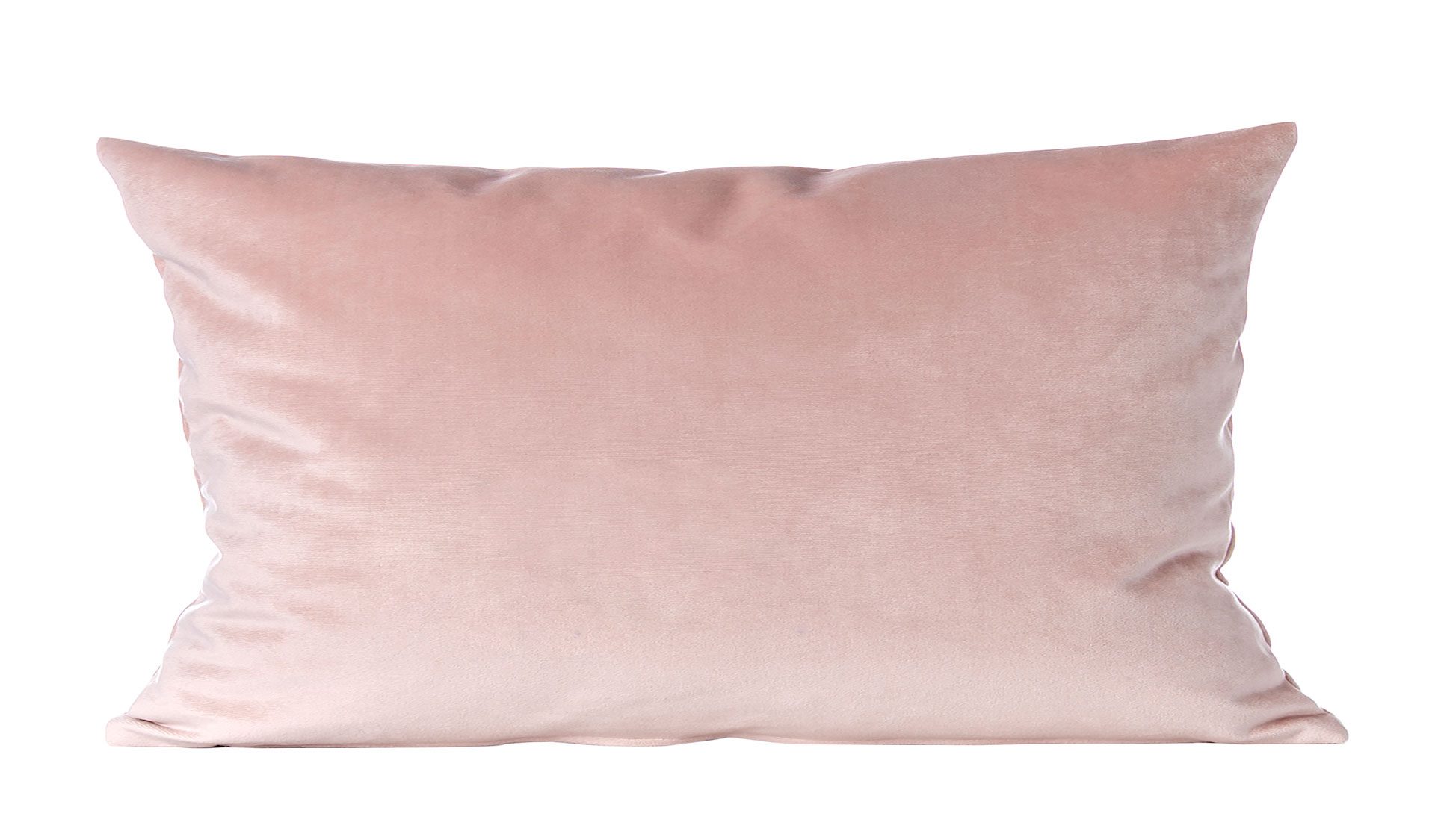 Cojin terciopelo rosa palo 30*50 cm