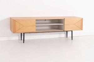 Mueble TV Kalmar chapa roble (KIT)