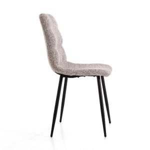 Silla Emma, tapizado gris. 90*44*55 cm