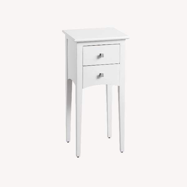 MESITA OSLO 2 CAJONES LACADA BLANCO 70*33*30 CM