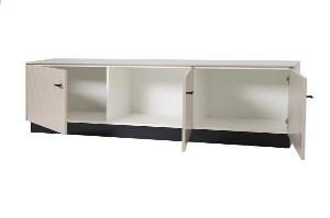 Mueble TV 3 P lacado Visón 180*50*40 cm