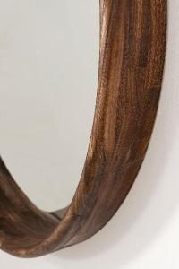 Espejo circular 100cm marco madera