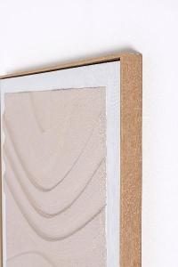 Set de 2 cuadros al óleo. Marco de madera. 60*90 cm/ud.