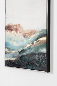 Set de 2 cuadros al óleo. Marco de madera. 60*90 cm/ud.