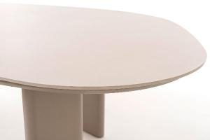 Mesa exterior blanco y tapa ceramica 180*90*75 cm