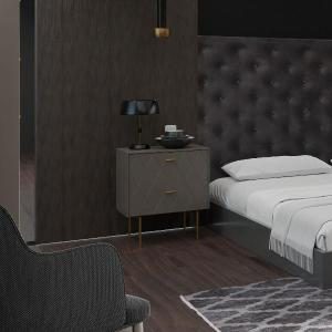 Mueble TV 3 P lacado Visón 180*50*40 cm