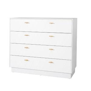 Cómoda Diamond 4 C lacado blanco 102*90*42 cm