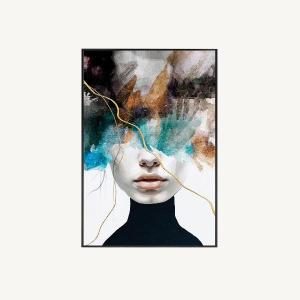 Tableau en verre avec cadre 80*120 cm