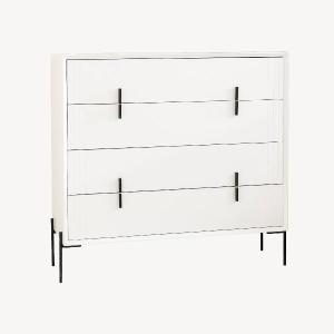 Mesita Milán lacada hueco + cajon