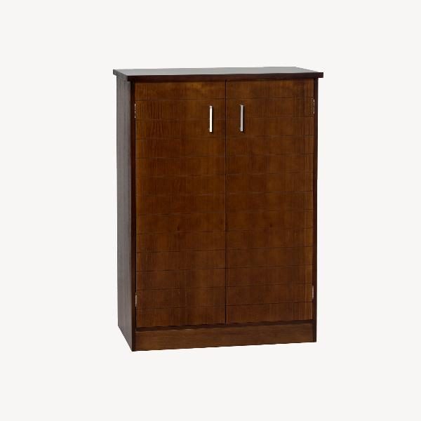 ZAPATERO 2 PUERTAS. 74 X 104 X 34 CM. MADERA PINO MACIZO Y DM.