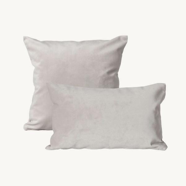 PACK COJIN TERCIOPELO BLANCO