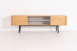 Mueble TV Kalmar chapa roble (KIT)