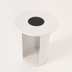 Mesa auxiliar Marbella para exterior 48*41*41 cm. (con luz solar LED)