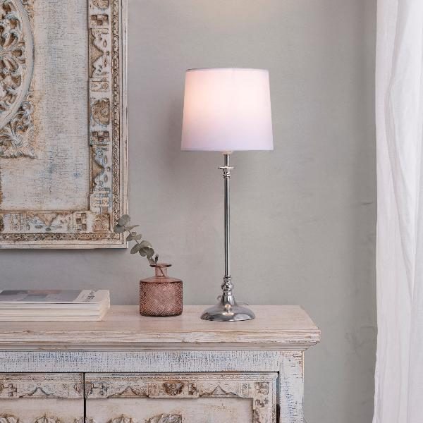 LAMPARA CROMADA 55X21 CM