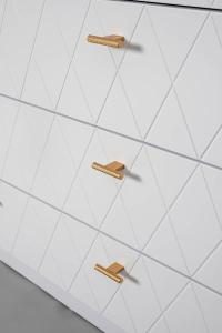 Cómoda Diamond 4 C lacado blanco 102*90*42 cm