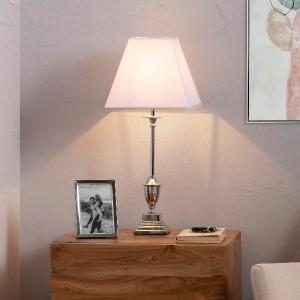 Lampara cromada. 55*25*25 cm