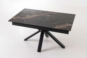 Table extensible avec plateau en porcelaine 140/180*85*76 cm