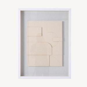 Cuadro vitrina con marco madera 60*80 cm