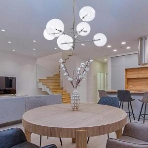 Lámpara Galaxy de 5 bolas. 120*72*72 cm