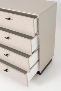 Comoda Diamond 4 C lacado visón 102*90*42 cm