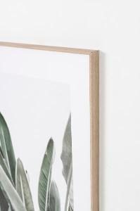 Set de 2 cuadros con marco de madera 50*70 cm/ud.