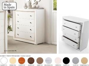 Comoda Berlin 4 cajones 95 cm