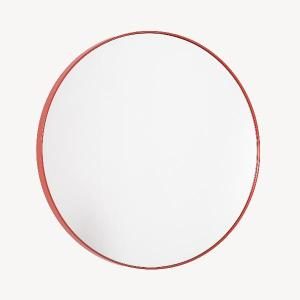 Espejo cirucla color rojo varias medidas