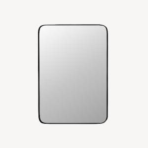 Espejo metal negro 60*80 cm