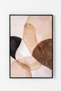 Set de 2 cuadros al óleo. Marco de madera. 60*90 cm/ud.