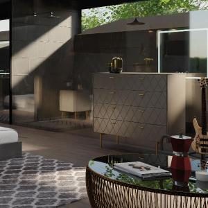 Mueble TV 3 P lacado Visón 180*50*40 cm